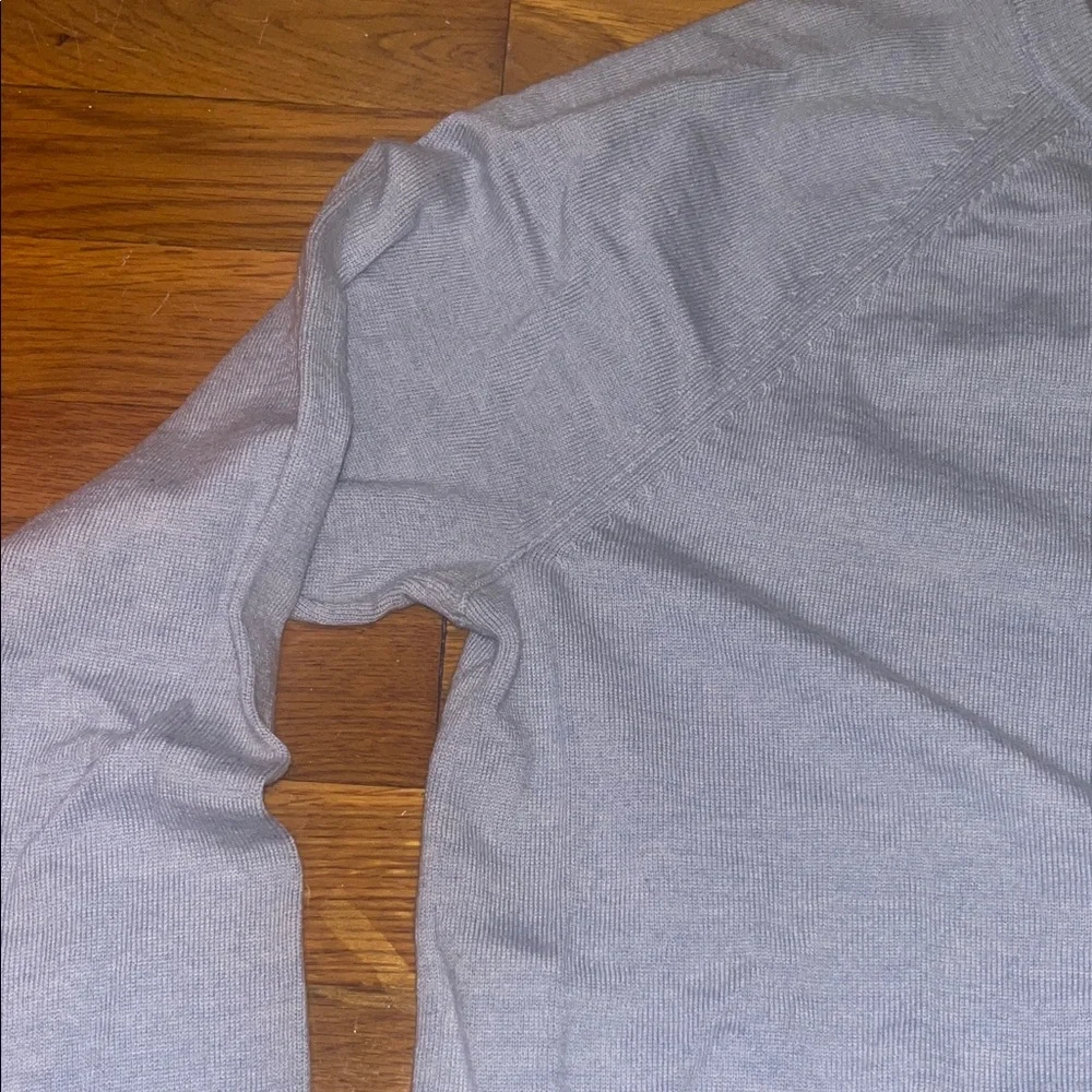 🌴⭐️ Banana Republic Men's Soft Blue Merino Wool Crewneck Sweater - EUC